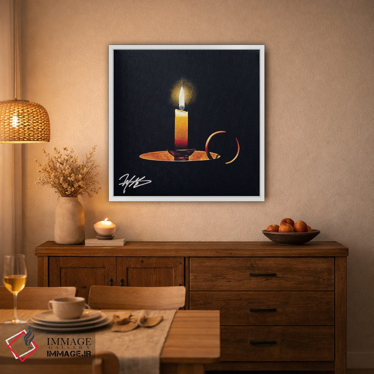 تابلو دکوراتیو نور و بازتاب اثر مایکل گلدزوایگ - D2W