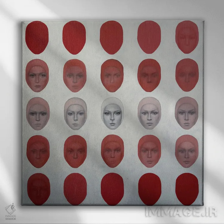 تابلو دکوراتیو سوسو زدن اثر مارگاریتا ایوانوا - نمای روبهرو روی دیوار