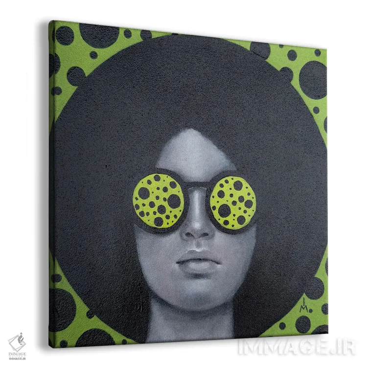 تابلو دکوراتیو نگاه به جهان های بی پایان اثر مارگاریتا ایوانوا - نمای پرسپکتیو محصول