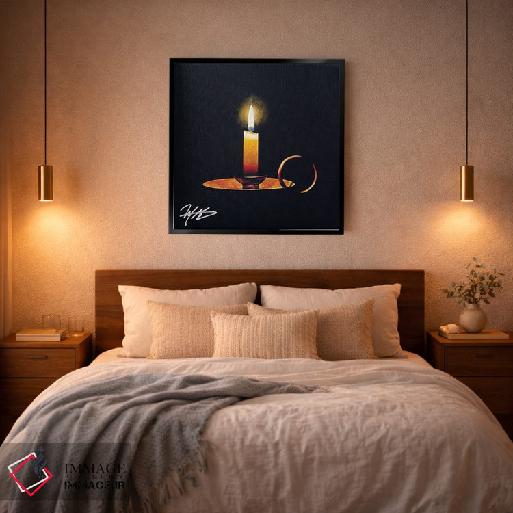 تابلو دکوراتیو نور و بازتاب اثر مایکل گلدزوایگ - D4B