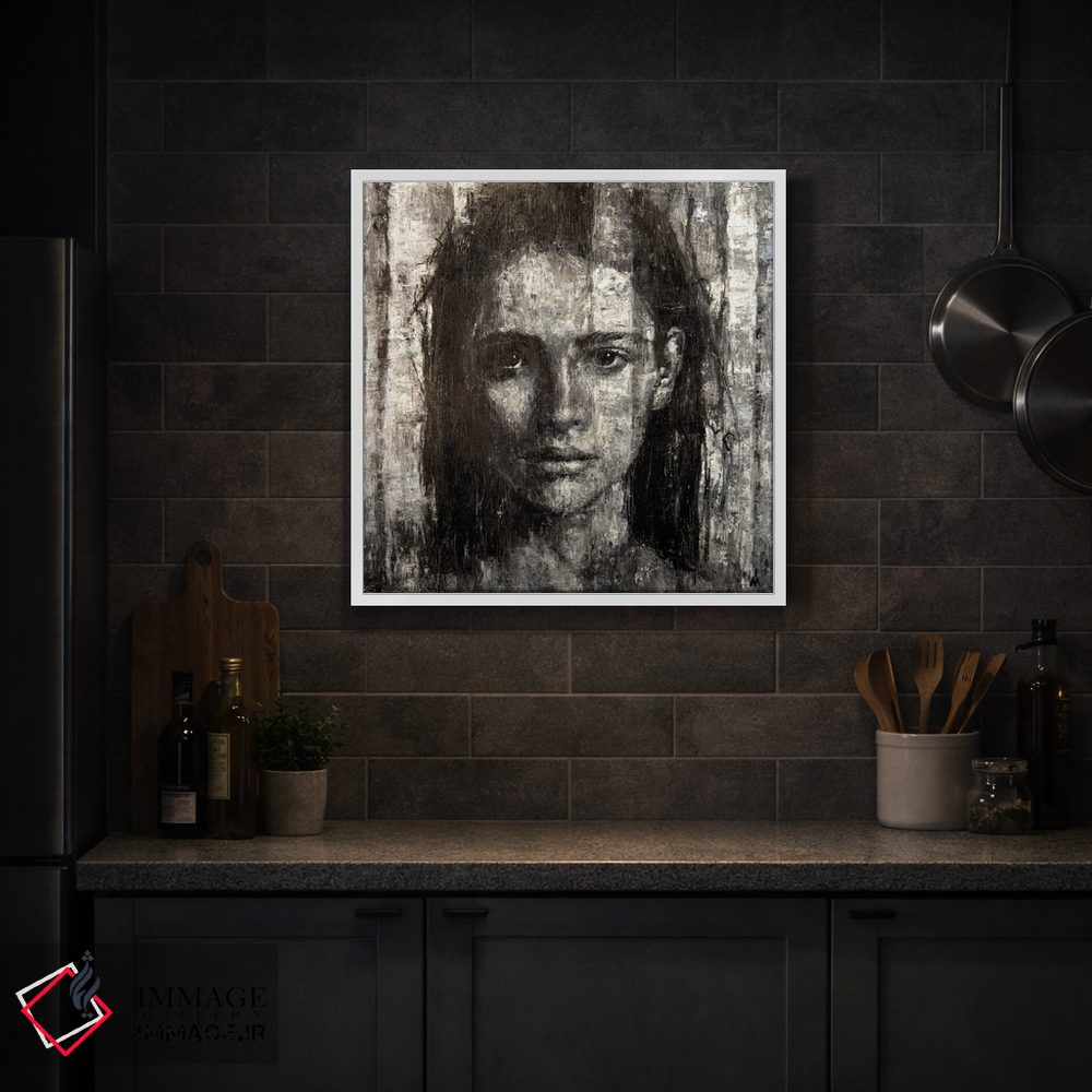 تابلو دکوراتیو مه در جنگل توس اثر مارگاریتا ایوانوا - D3W