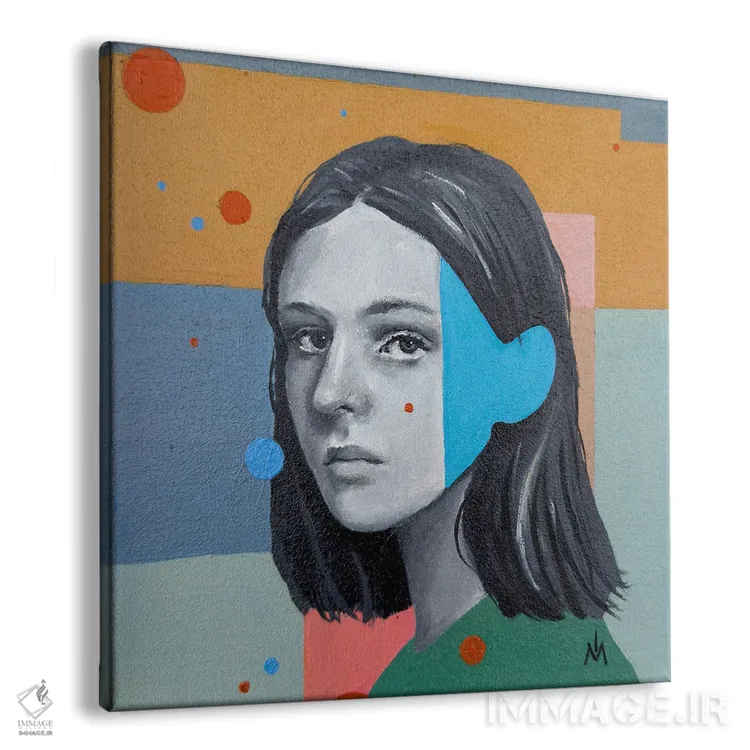 تابلو دکوراتیو جبرئیل اثر مارگاریتا ایوانوا - نمای پرسپکتیو محصول