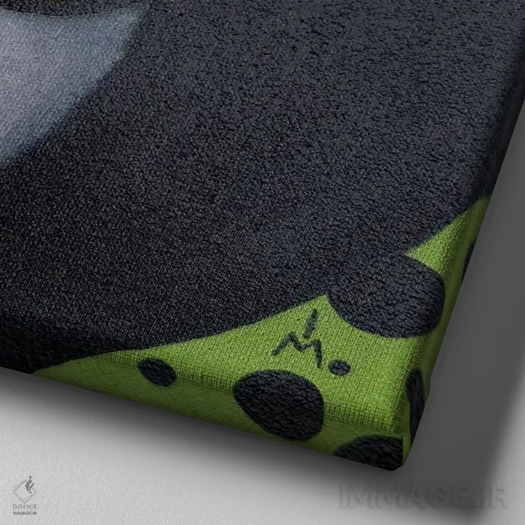 تابلو دکوراتیو نگاه به جهان های بی پایان اثر مارگاریتا ایوانوا - نمای نزدیک بافت بوم