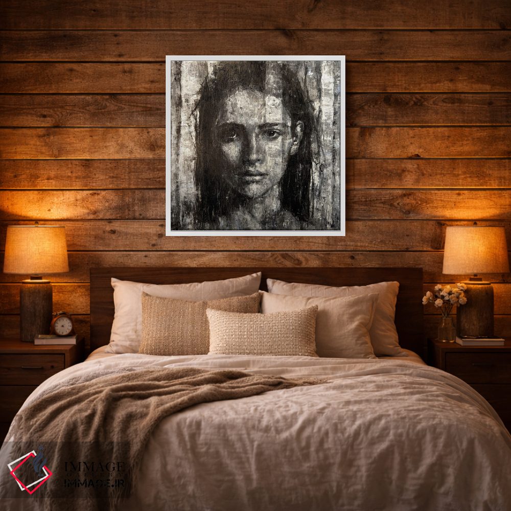 تابلو دکوراتیو مه در جنگل توس اثر مارگاریتا ایوانوا - D2W