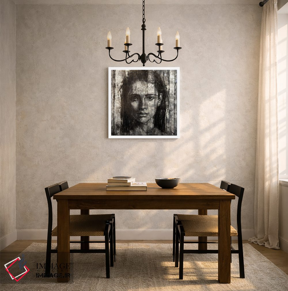 تابلو دکوراتیو مه در جنگل توس اثر مارگاریتا ایوانوا - D5W