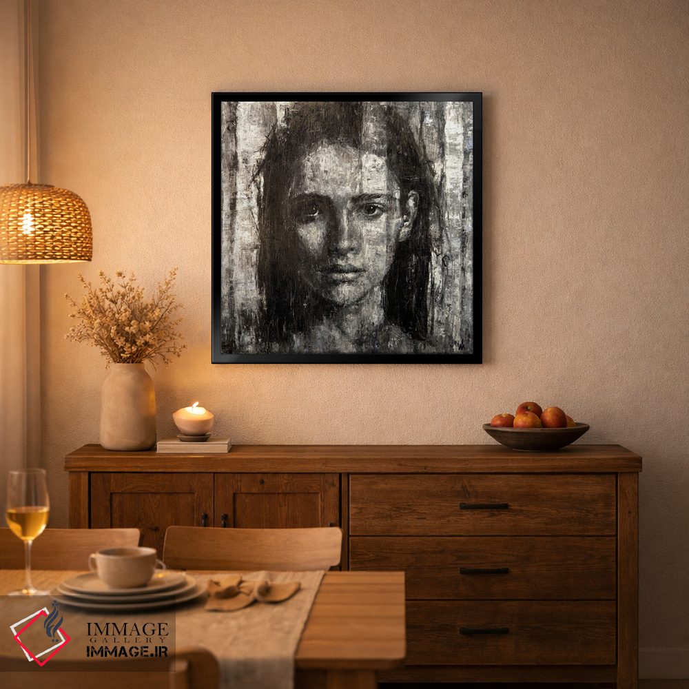 تابلو دکوراتیو مه در جنگل توس اثر مارگاریتا ایوانوا - D4B