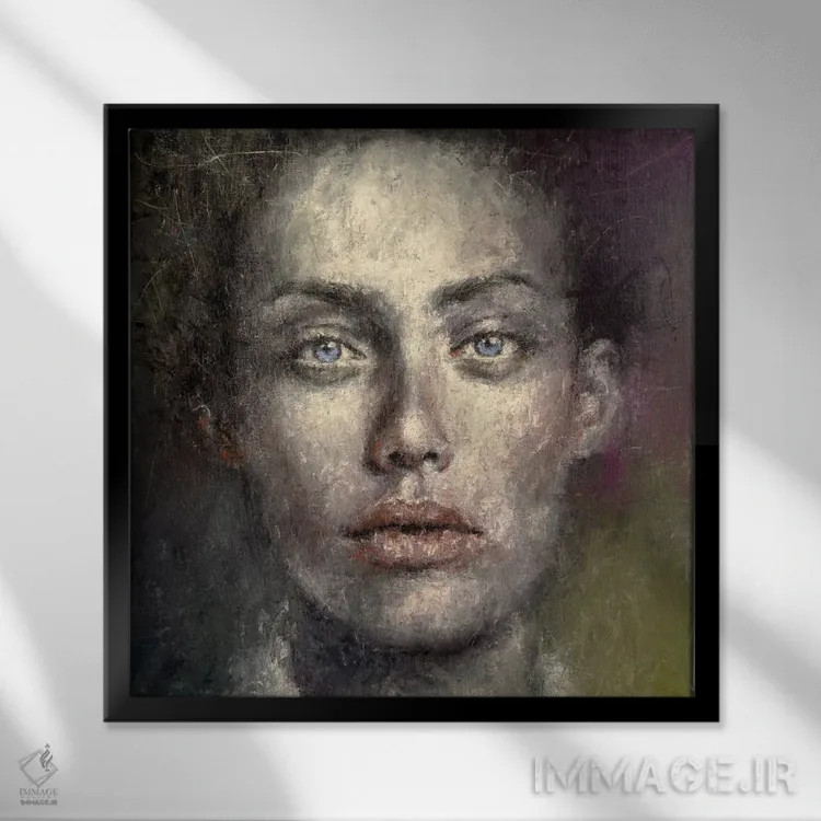 تابلو دکوراتیو توس در جنگل کاج اثر مارگاریتا ایوانوا - نمای قابدار مشکی