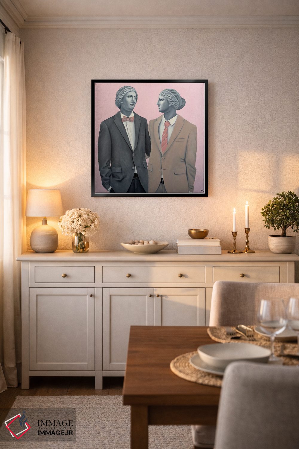 تابلو دکوراتیو عشق اثر مارگاریتا ایوانوا - D6B