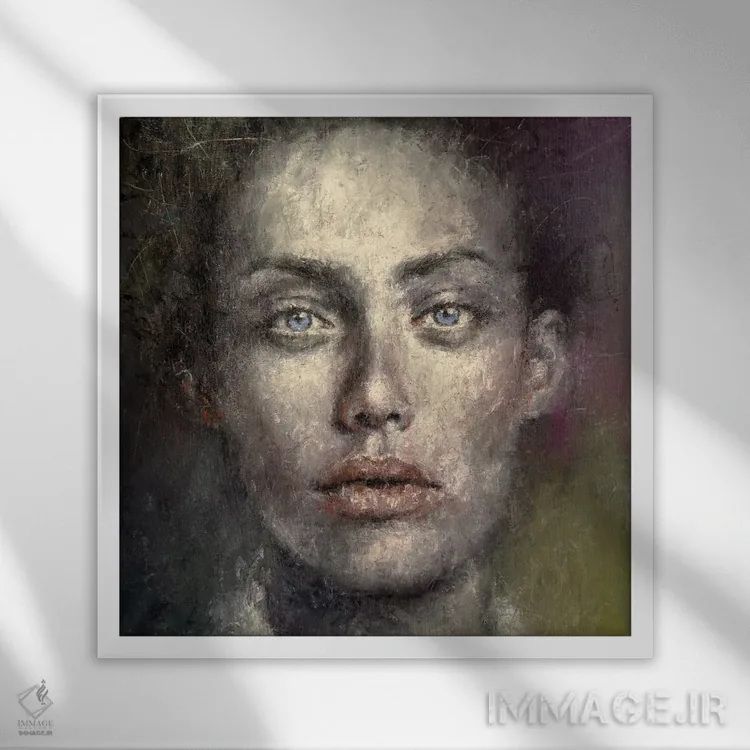 تابلو دکوراتیو توس در جنگل کاج اثر مارگاریتا ایوانوا - نمای قابدار سفید