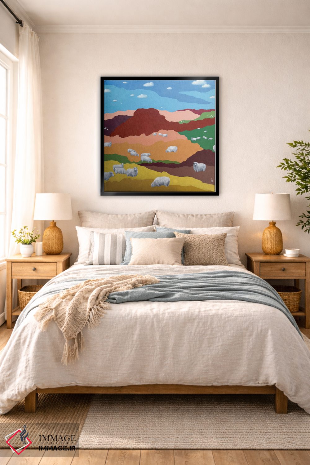 تابلو دکوراتیو رویای بعدازظهر اثر مارگاریتا ایوانوا - D6B