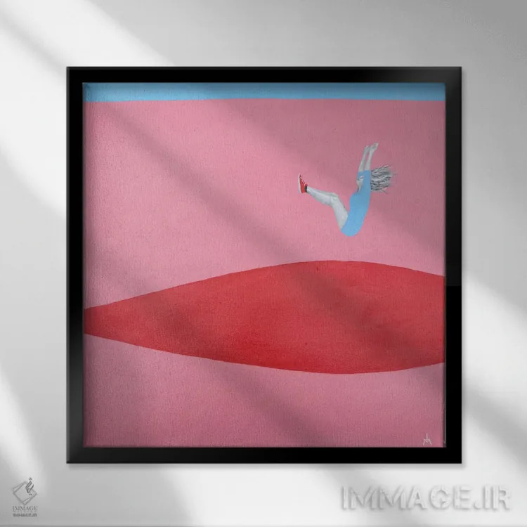 تابلو دکوراتیو تولد اثر مارگاریتا ایوانوا - نمای قابدار مشکی