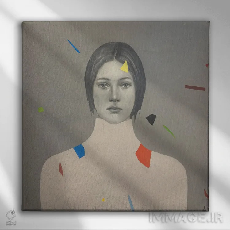 تابلو دکوراتیو مه اثر مارگاریتا ایوانوا - نمای روبهرو روی دیوار