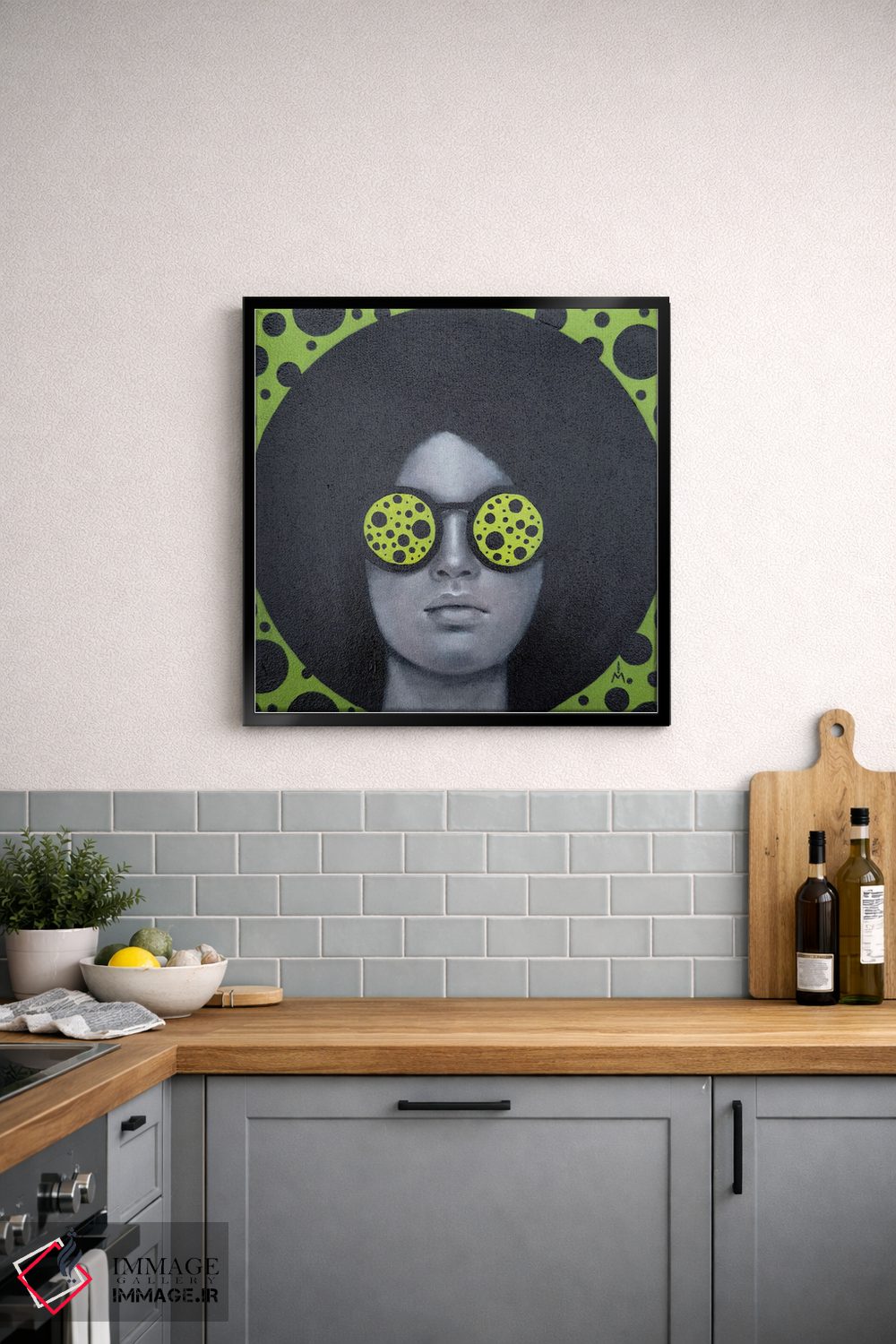 تابلو دکوراتیو نگاه به جهان های بی پایان اثر مارگاریتا ایوانوا - D4B