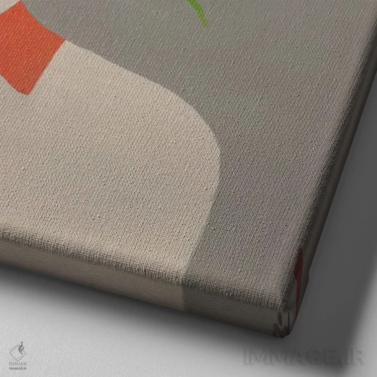 تابلو دکوراتیو مه اثر مارگاریتا ایوانوا - نمای نزدیک بافت بوم