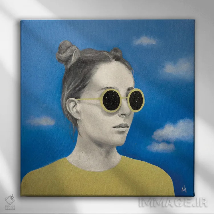 تابلو دکوراتیو ببین اثر مارگاریتا ایوانوا - نمای روبهرو روی دیوار