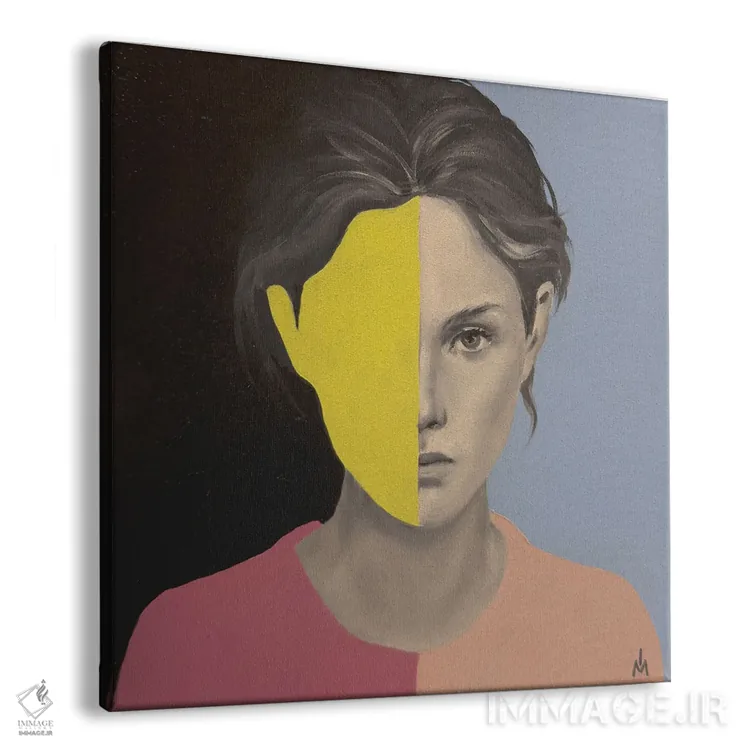 تابلو دکوراتیو دوگانگی ۲ اثر مارگاریتا ایوانوا - نمای پرسپکتیو محصول