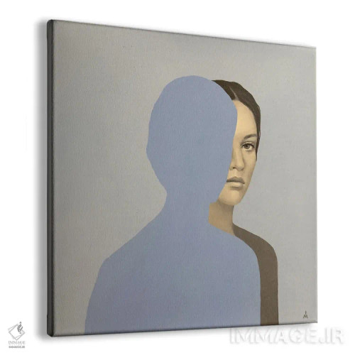 تابلو دکوراتیو نقش یا اثر - نمای پرسپکتیو محصول