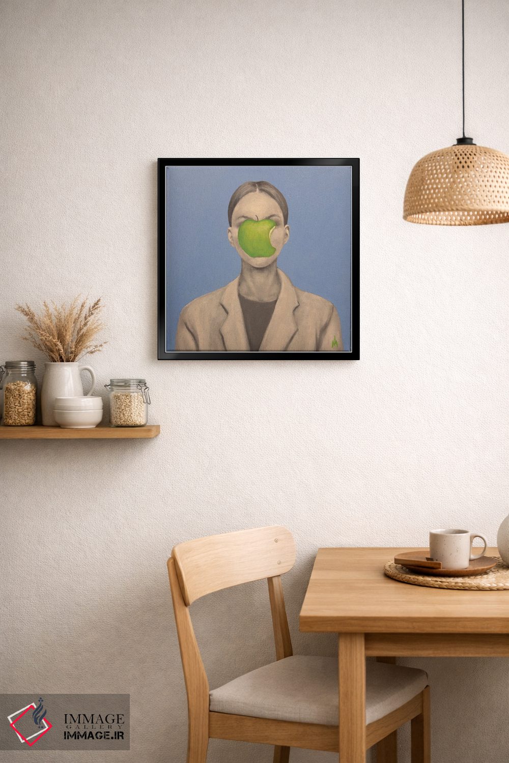 تابلو دکوراتیو سیب ۲ اثر مارگاریتا ایوانوا - D5B