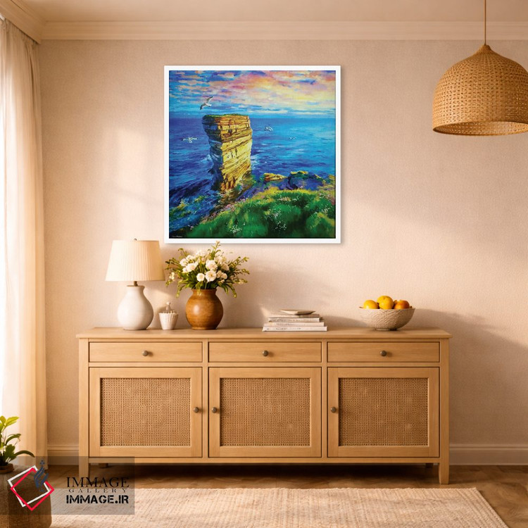 تابلو دکوراتیو دان بریست، صخره دریایی، شهرستان مایو اثر کانر مک گوایر - D1W