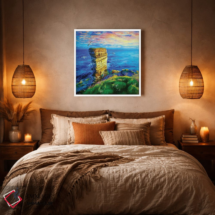 تابلو دکوراتیو دان بریست، صخره دریایی، شهرستان مایو اثر کانر مک گوایر - D5W
