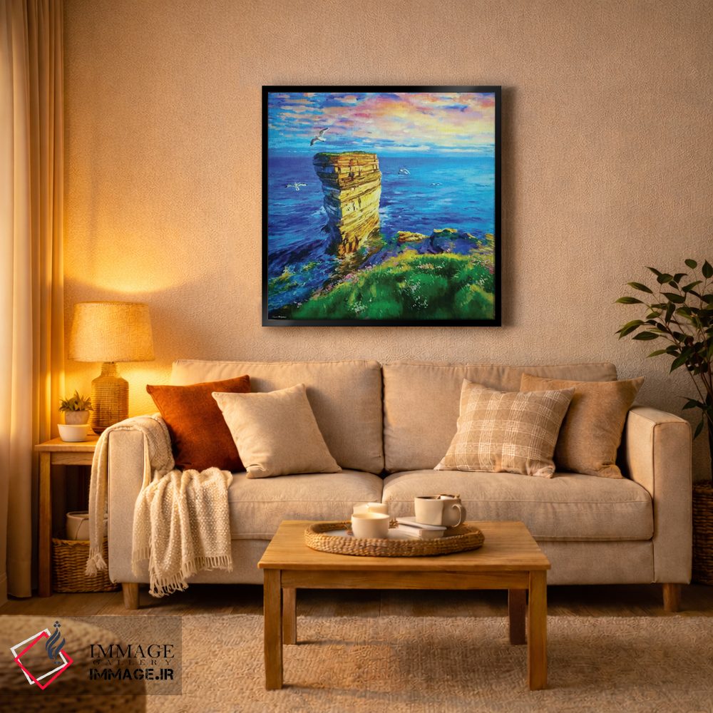 تابلو دکوراتیو دان بریست، صخره دریایی، شهرستان مایو اثر کانر مک گوایر - D3B