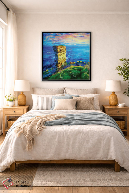 تابلو دکوراتیو دان بریست، صخره دریایی، شهرستان مایو اثر کانر مک گوایر - D6B