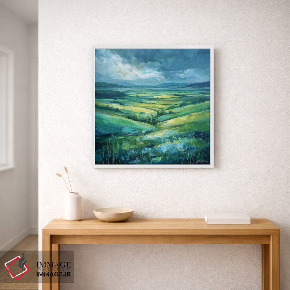 تابلو دکوراتیو تپه ها و دره های ایرلند اثر کانر مک گوایر - D1W
