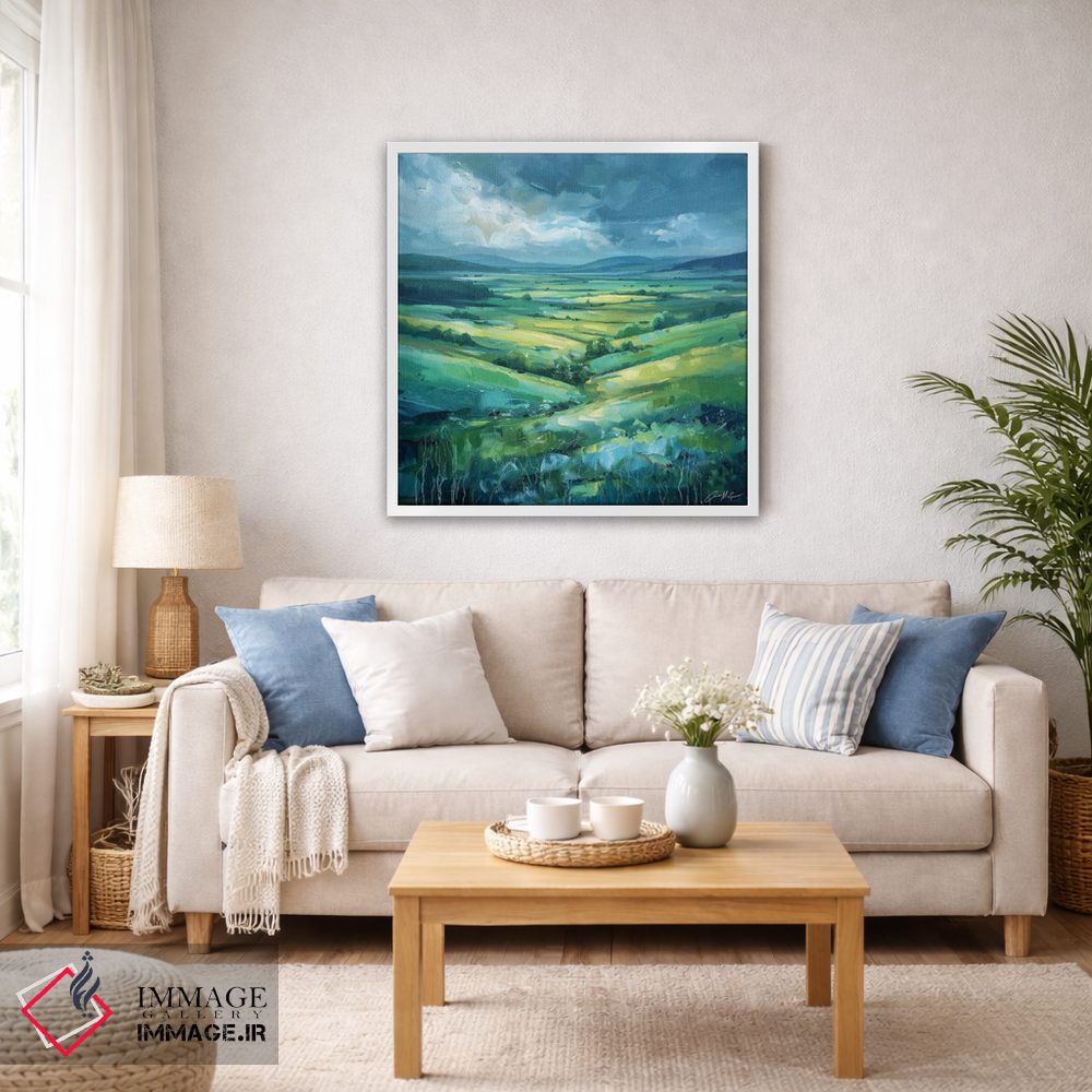 تابلو دکوراتیو تپه ها و دره های ایرلند اثر کانر مک گوایر - D5W
