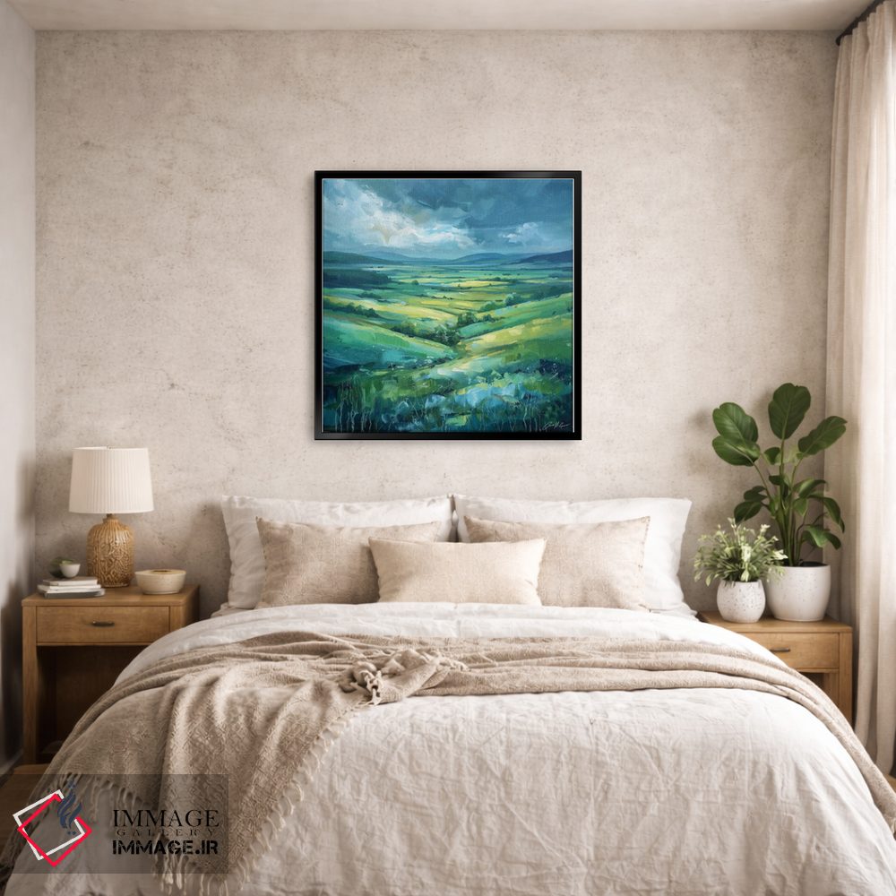 تابلو دکوراتیو تپه ها و دره های ایرلند اثر کانر مک گوایر - D6B
