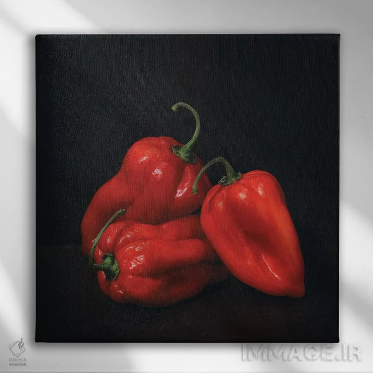 تابلو دکوراتیو استادان هلندی VII اثر مایکل فرانک - نمای روبهرو روی دیوار