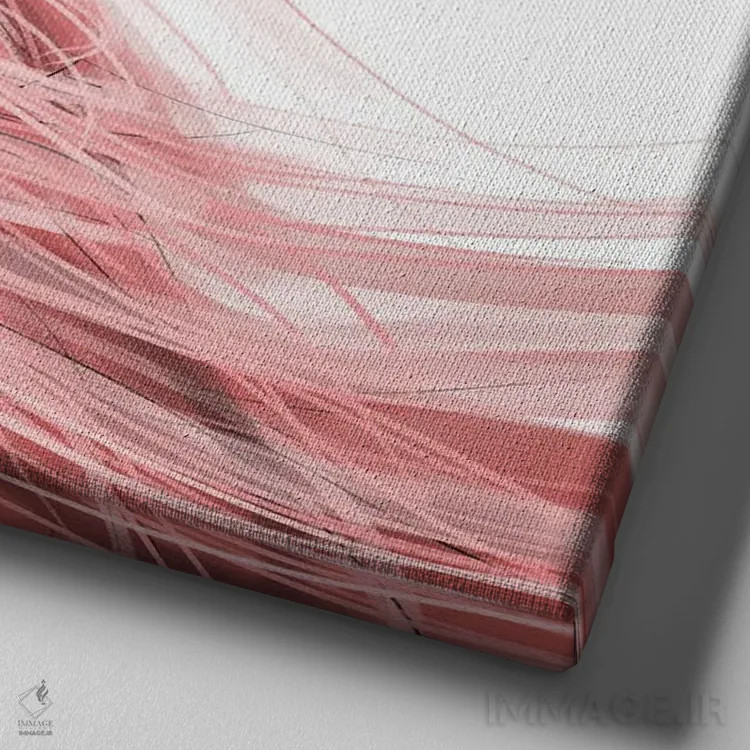 تابلو دکوراتیو الکساندر مک کوئین اثر آرمان مهیدری - نمای نزدیک بافت بوم