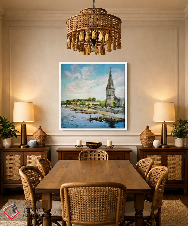 تابلو دکوراتیو County Mayo" بالینا بر رودخانه موی، شهرستان مایو اثر کانر مک گوایر - D2W