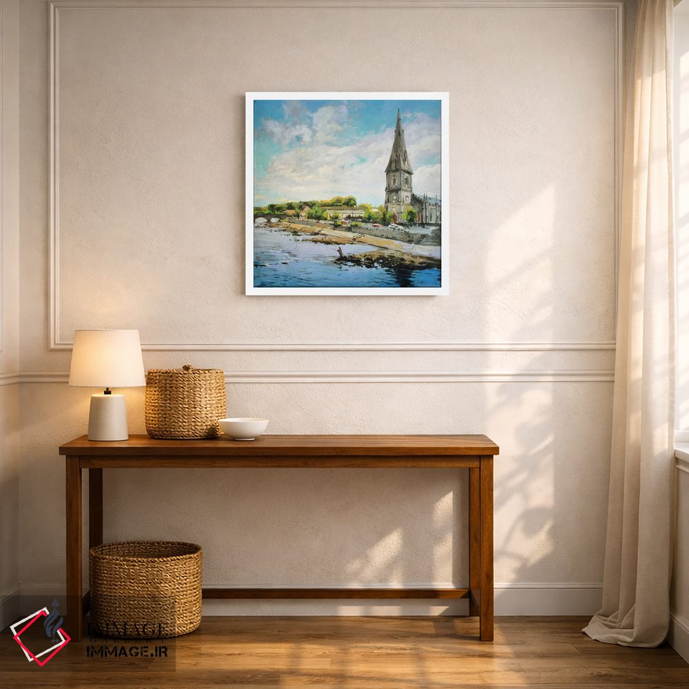 تابلو دکوراتیو County Mayo" بالینا بر رودخانه موی، شهرستان مایو اثر کانر مک گوایر - D4W