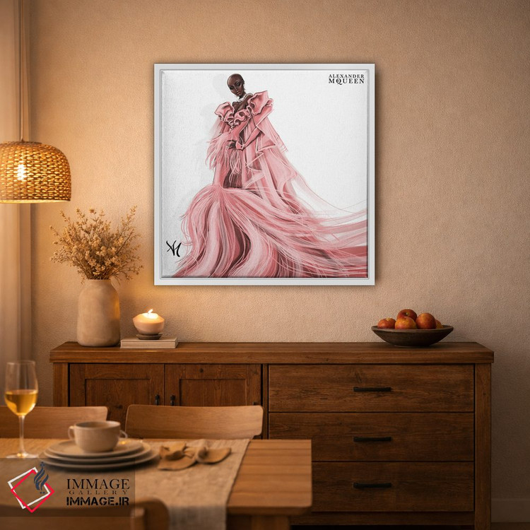تابلو دکوراتیو الکساندر مک کوئین اثر آرمان مهیدری - D1W