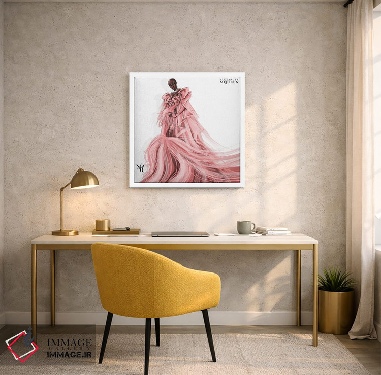 تابلو دکوراتیو الکساندر مک کوئین اثر آرمان مهیدری - D3W
