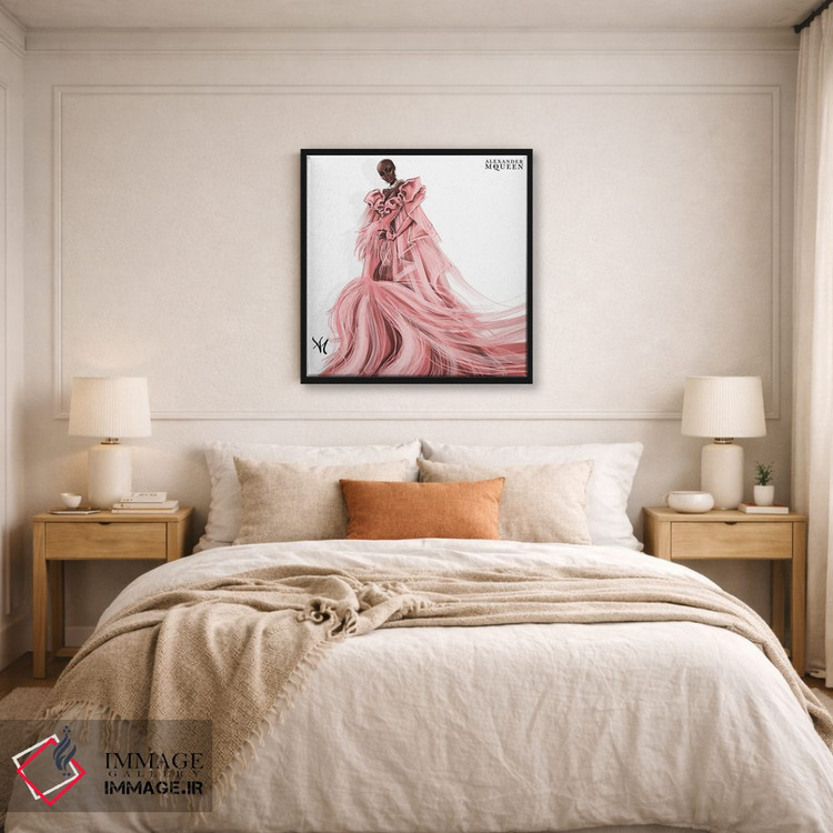 تابلو دکوراتیو الکساندر مک کوئین اثر آرمان مهیدری - D6B