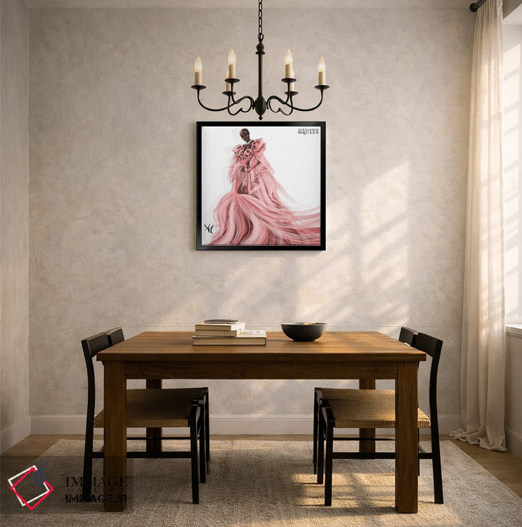 تابلو دکوراتیو الکساندر مک کوئین اثر آرمان مهیدری - D5B