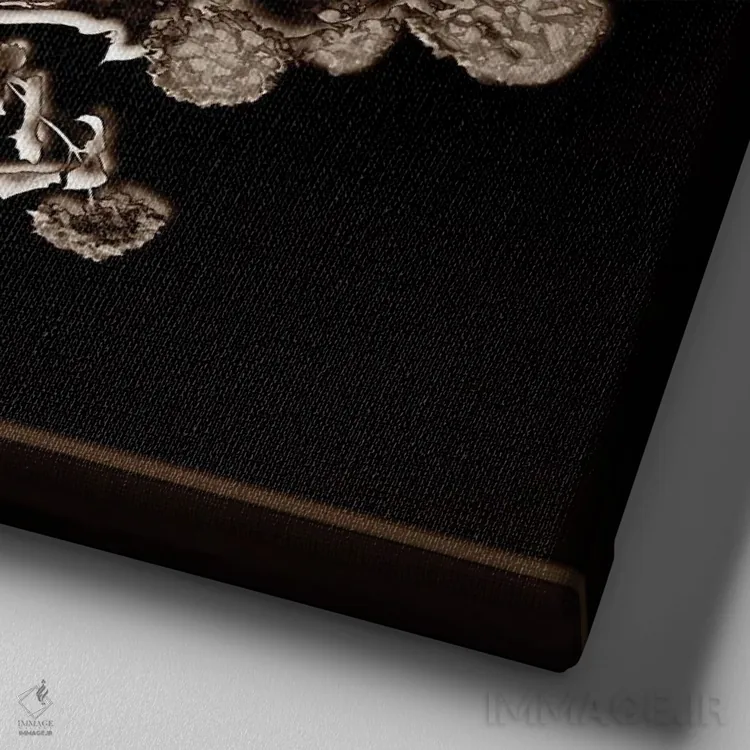 تابلو دکوراتیو فیلیگران XLVII اثر مایکل فرانک - نمای نزدیک بافت بوم