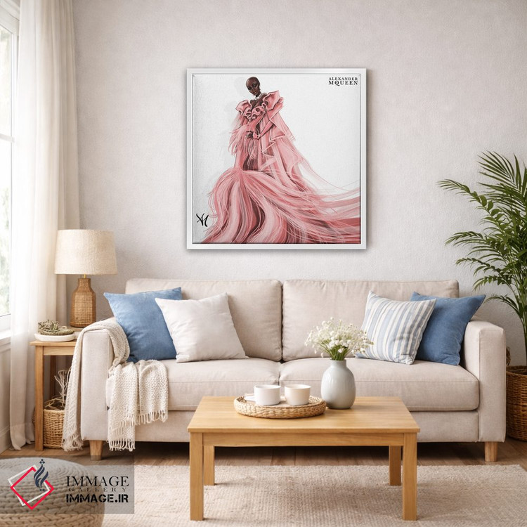 تابلو دکوراتیو الکساندر مک کوئین اثر آرمان مهیدری - D4W