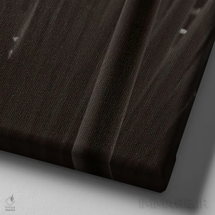 تابلو دکوراتیو باغ های کیو II-A اثر مایکل فرانک - نمای نزدیک بافت بوم