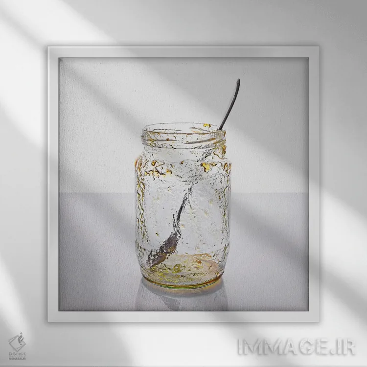 تابلو دکوراتیو مارمالاد اثر مایکل فرانک - نمای قابدار سفید