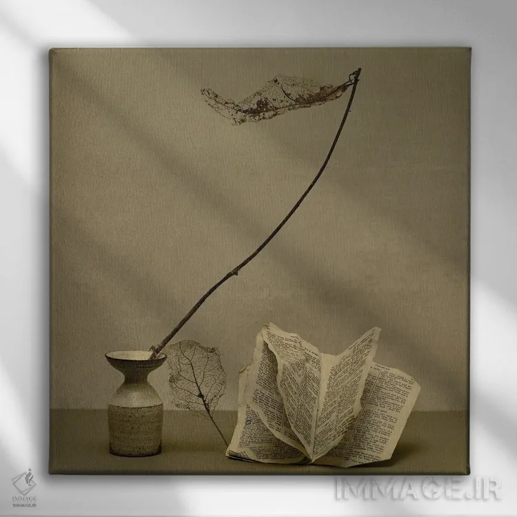 تابلو دکوراتیو چشمانم را بگشا تا ببینم اثر مایکل فرانک - نمای روبهرو روی دیوار