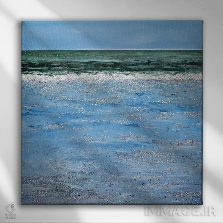 تابلو دکوراتیو نسیم دریا اثر مارتینا هارتوش - نمای روبهرو روی دیوار