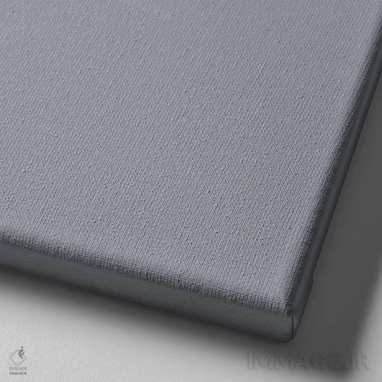 تابلو دکوراتیو برگ اوکزالیس اثر مایکل فرانک - نمای نزدیک بافت بوم