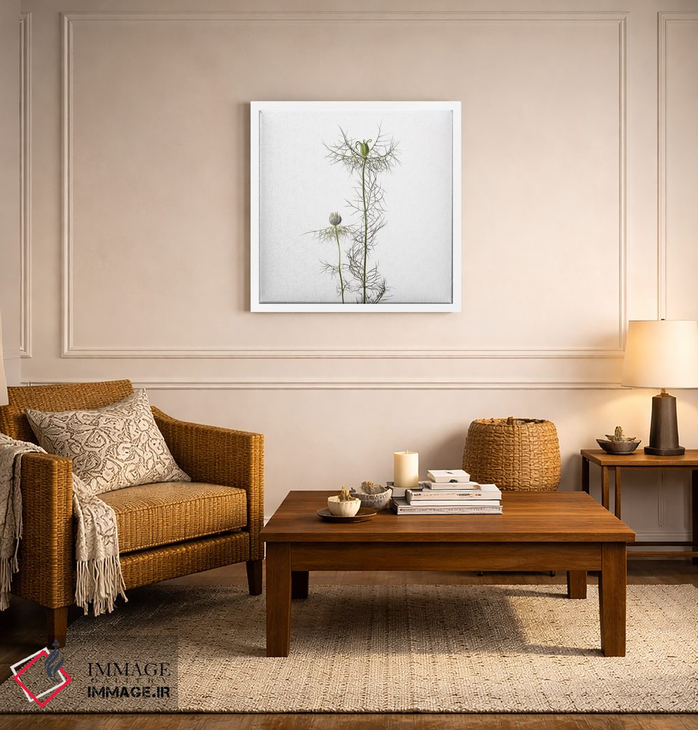 تابلو دکوراتیو گل سیاه دانه اثر مایکل فرانک - D5W