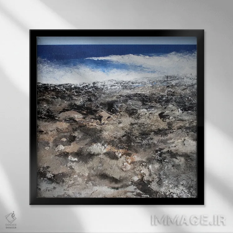 تابلو دکوراتیو چیزهای ساده را انتخاب کن اثر مارتینا هارتوش - نمای قابدار مشکی