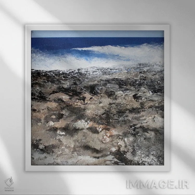 تابلو دکوراتیو چیزهای ساده را انتخاب کن اثر مارتینا هارتوش - نمای قابدار سفید