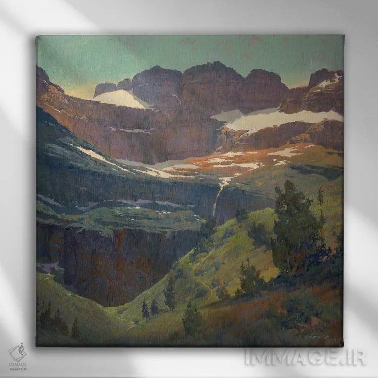 تابلو دکوراتیو آمریکا اثر ماهر مرکوس - نمای روبهرو روی دیوار