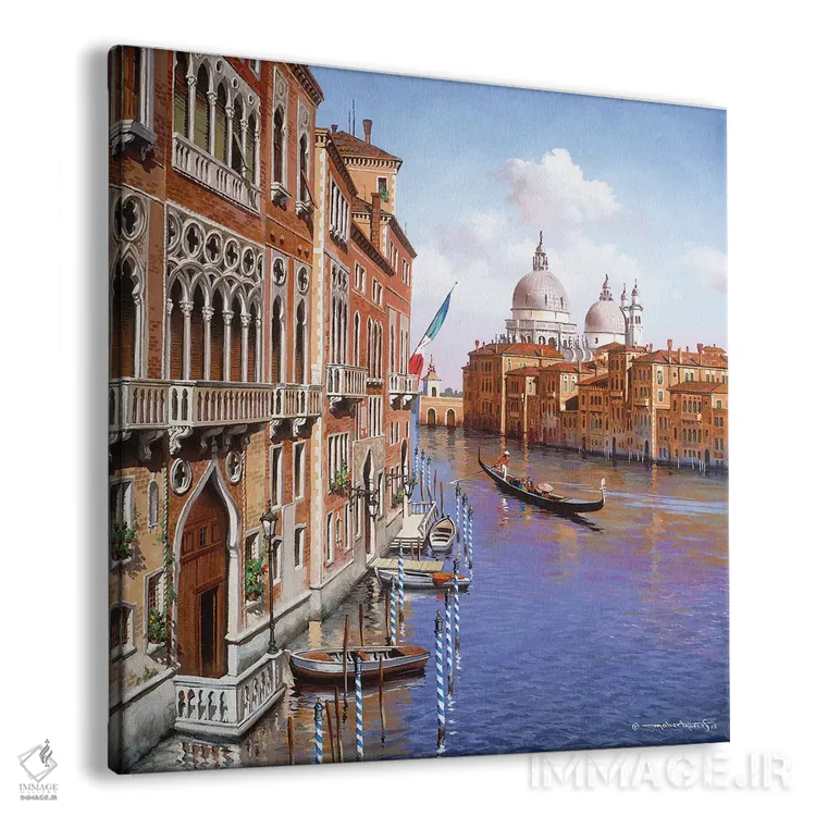 تابلو دکوراتیو کانال بزرگ اثر ماهر مرکوس - نمای پرسپکتیو محصول