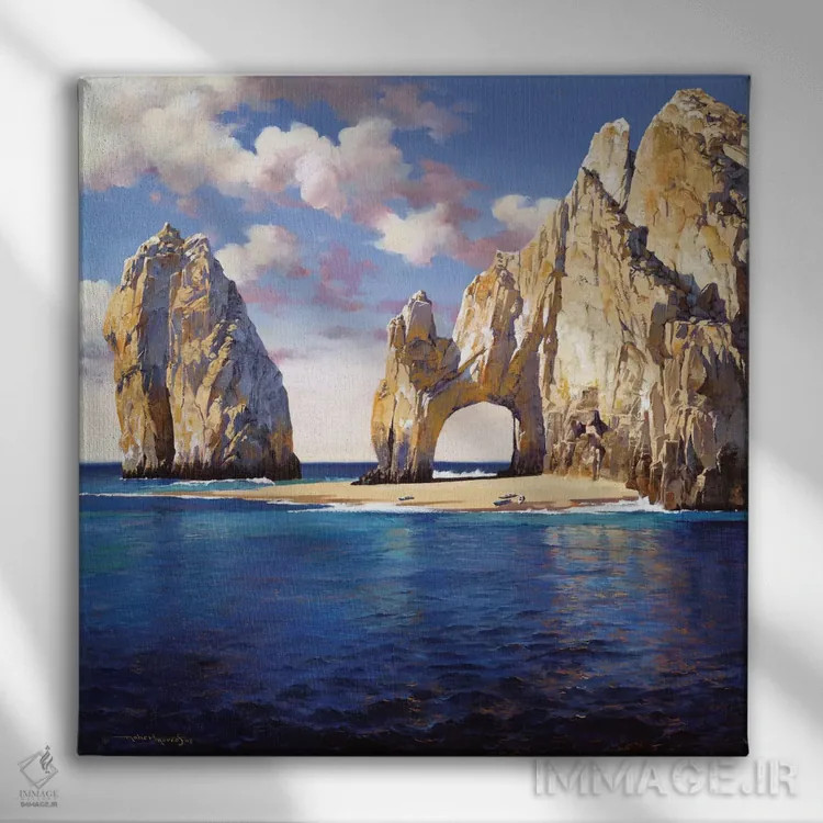 تابلو دکوراتیو کابو سن لوکاس اثر ماهر مرکوس - نمای روبهرو روی دیوار